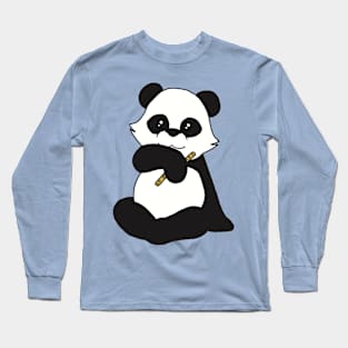 The Cute Baby Panda Long Sleeve T-Shirt